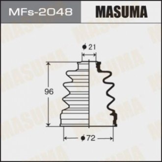 MFs2048 MASUMA Пыльник ШРУСа (силикон)SUBARU OUTBACK (BR) 2.5 i AWD (13-18), SUBARU FORESTER (08-13) (MFs2048) MASUMA