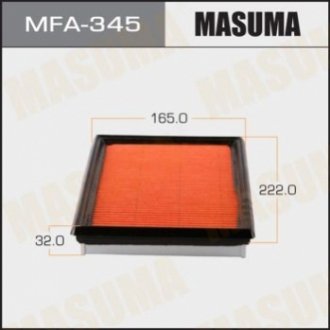 MFA345 MASUMA Фильтр воздушный пропиткаNISSAN TIIDA (C13) 1.5 dCi, 1.2 DIG-T, 1.6 DIG-T (14-20) (MFA345) MASUMA