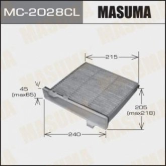 MC2028CL MASUMA Фильтр салона угольный MITSUBISHI PAJERO 2000-2006 (MC2028CL) MASUMA