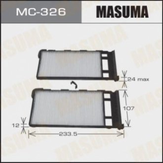 MC326 MASUMA Фильтр салона ( 2 шт.) INFINITI QX4, NISSAN ALMERA (MC326) Masuma