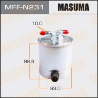 MFFN231 MASUMA Фильтр топливный QASHQAI, MURANO / M9R, YD25DDTI (MFFN231) MASUMA