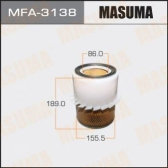 MFA3138 MASUMA Фильтр воздушный MITSUBISHI L 200 1996—2008 (MFA3138) MASUMA