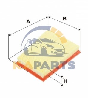 WA9564 WIX FILTERS Фильтр повітряний