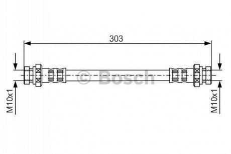 1 987 481 164 BOSCH Шланг гальмівний