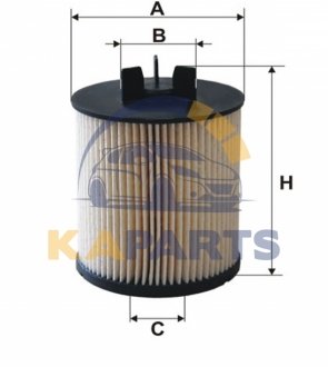 WF8402 WIX FILTERS Фильтр паливний