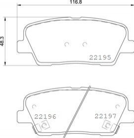 P30 105 BREMBO Гальмівні колодки дискові