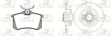 8263.07 ROADHOUSE Гальмівний комплект (Диски RH 6750.00 + Колодки RH 2263.10)