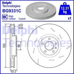 BG9331C Delphi Гальмівний диск