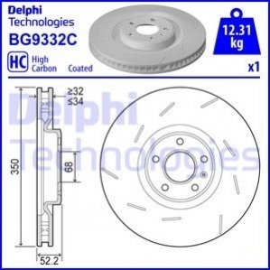 BG9332C Delphi Гальмівний диск