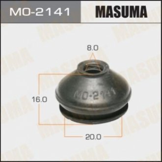 MO2141 MASUMA Пыльник опоры шаровой 8х20х16 HONDA CIVIC IX (12-20), HONDA ACCORD IX 2.4 (14-19) (MO2141) MASUMA