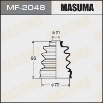 MF2048 MASUMA Пыльник ШРУСа SUBARU OUTBACK (BR) 2.5 i AWD (13-18), SUBARU FORESTER (08-13) (MF2048) MASUMA