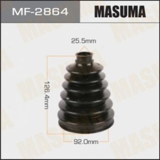 MF2864 MASUMA Пыльник ШРУСа (пластик) + спецхомут HONDA ACCORD VIII (MF2864) MASUMA