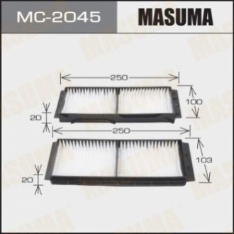 MC2045 MASUMA Фильтр салона MAZDA 5 (05-10), MAZDA 3 (03-09) (MC2045) (2 шт) MASUMA