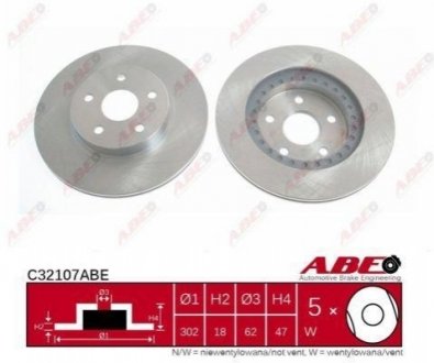 C32107ABE ABE Гальмівний диск