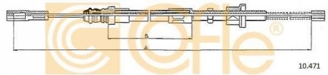 10.471 COFLE Трос ручника