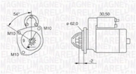 063720566010 MAGNETI MARELLI Стартер