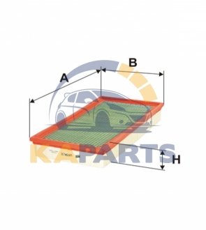 WA9631 WIX FILTERS Фільтр повітряний