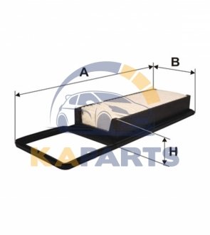 WA9423 WIX FILTERS Фильтр повітряний