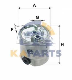 WF8454 WIX FILTERS ФІЛЬТР ПАЛИВА