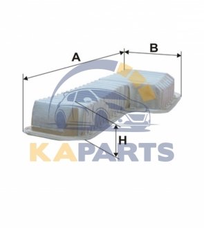 WA9575 WIX FILTERS Фильтр Воздуха