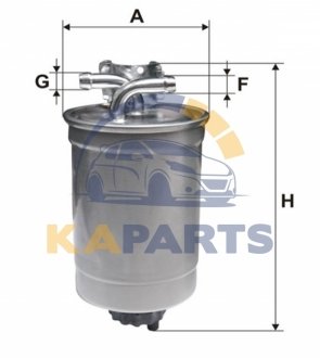 WF8276 WIX FILTERS ФІЛЬТР ПАЛИВА