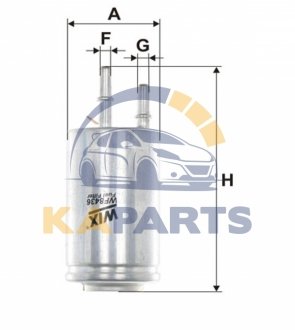 WF8436 WIX FILTERS Фильтр ПАЛИВА