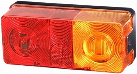 2SD002582027 HELLA Фонарь задний Прав (P21W/R10W, 12/24В, жовт/червон, из індикатором, із стоп-сигналом, паркувальні вогні, без відбивача) CASE IH 1055, 1055 A, 1055 XL, 1055 XLA, 1056, 1056 A, 1056 XL, 1056 XLA, 1255