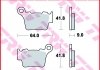 MCB743RSI TRW Гальмівні колодки задн, призначення: гоночні off-road, матеріал: агломерат-RSI, 41,8x64x9мм BMW G HUSABERG FE, TE HUSQVARNA CR, FC, FE, FS, SM, SMR, SMS, STR, TC, TE, TX, TXC 125-650 1998-2020 (фото 3)