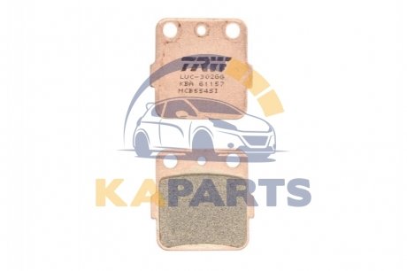 Тормозные колодки задн/передн, призначення: позашляховики, материал: агломерат-SI, 45x45,9x6,5мм HONDA ATC, CR HUSQVARNA CR, TC, TE, WR KAWASAKI KFX, KSF SUZUKI LT-Z 80-610 1982-2017 MCB554SI