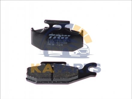 Гальмівні колодки задн/передн, призначення: позашляховики/скутери/шосейне, матеріал: organic, 40,7x62x9,5мм BOMBARDIER OUTL. CANNONDALE BLAZE, CANNIBAL, FX, GLAMIS, MOTO, SPEED 125-450 MCB724