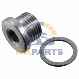 Гвинт зливного масляного піддону M18x1,5 PORSCHE 718 BOXSTER, 718 CAYMAN, 911, 911 TARGA, 918 SPYDER, 924, 928, 944, BOXSTER, BOXSTER SPYDER, CAYENNE, CAYMAN, PANAMERA 2.0-5.0 09.79- 175069