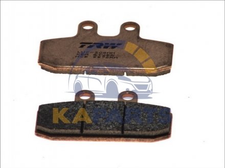 Гальмівні колодки передн, призначення: скутери, матеріал: агломерат-SRM, 46,9x78,9x7,3мм APRILIA ATLANTIC, LEONARDO, SCARABEO, SPORTCITY MALAGUTI SPORT CITY CUBE 125-500 1999-2013 MCB557SRM