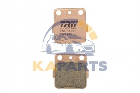 Гальмівні колодки задн/передн, призначення: позашляховики, матеріал: агломерат-SI, 45x45,9x7,5мм HONDA ATC, TRX KAWASAKI KFX, KH, KM, KSF, KX, KXF, XT SUZUKI RM 65-450 1978-2011 MCB538SI