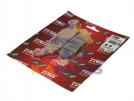 Гальмівні колодки задн, призначення: шосейне/гоночні, матеріал: агломерат-SH, 37,4x133,5x10,9мм KAWASAKI VN SUZUKI BOULEVARD, M, VL, VLR, VZ 900-2000 1998-2017 MCB843SH