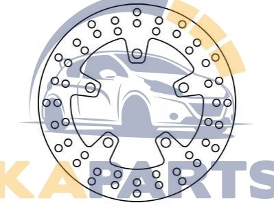 Диск гальмівний задн сталь, 220/89x5мм 5x110мм, діаметр фіксуючого отвору 10,5мм SUZUKI GSX-R, SV, TL 1000/1000A/1000R/1000S/600/650/650S/750 1996-2016 MST246