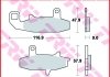 MCB597 TRW Гальмівні колодки передн, призначення: позашляховики/скутери/шосейне, матеріал: organic, 47,9x116,9x9мм HONDA VTZ SUZUKI DR 250-800 1988-1996 (фото 2)