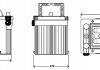 EX900 EXIDE Аккумулятор EXIDE 12В 50Агод./800А AGM MARINE/RV (L+ стандартні клеми + резьба) 260x173x206 B01 - монтажный фланець 10.5мм (пусковий) (фото 1)