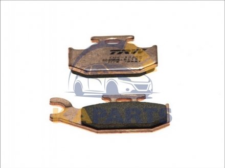 Гальмівні колодки передн, призначення: позашляховики, матеріал: агломерат-SI, 40,7x62x8,3мм SUZUKI LT-A, LT-F 400-750 2005-2017 MCB788SI