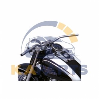 Кермо діаметр 25,4мм довжина 860мм SPEEDFIGHTER колір срібн SUZUKI M, VL, VZ YAMAHA XVS 800/1100 1997-2009 MCL125SC