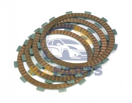 Комплект фрикційних пластин зчеплення HUSQVARNA SM SUZUKI DR, GN, GW, GZ, TU, VL 250/610 1982-2017 MCC3045