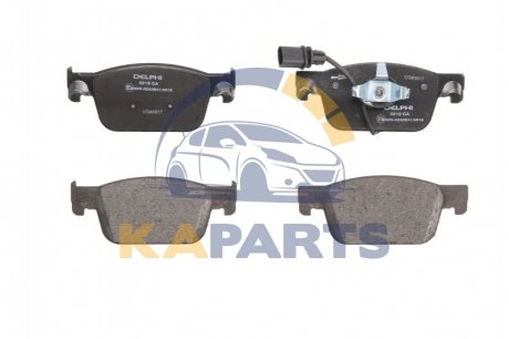 LP3219 Delphi Комплект тормозных колодок передн , AUDI A4 ALLROAD B9, A4 B9, A5 1.4-3.0D 05.15-