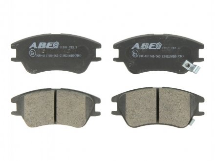 C10520ABE ABE Комплект тормозных колодок передн , HYUNDAI ATOS 1.0/1.1 02.98-12.10
