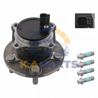 FEBI FORD К-кт подшипника из ступицею из датчик.обертів C-Max,Focus 03- 32598