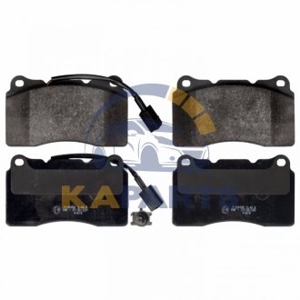 FEBI тормозные колодки передні (из датчик.) ALFA ROMEO 166 98- 116107