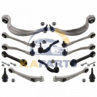 FEBI VW К-кт рычагов+тяги стаб.+наконечн. Audi A4 07- 49419