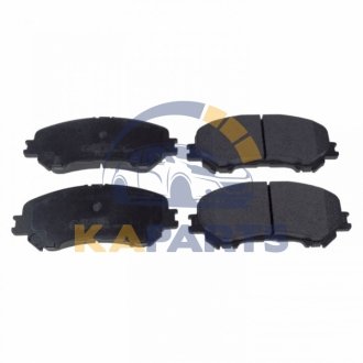 FEBI NISSAN Колодки гальмівні передні Qashqai 1,2-1,6 13-, X-Trail 1,6 13- 116266