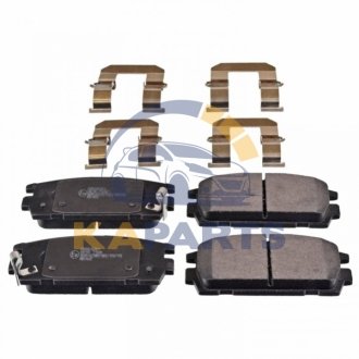 FEBI HYUNDAI гальмівні колодки задн.Terracan 01- 170855